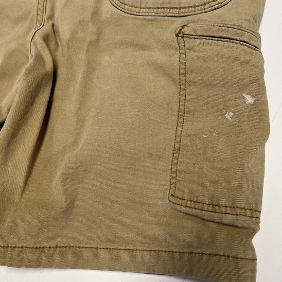 Carhartt Brown Work Short Mens 36 102514-918 Distressed - Picture 14 of 14